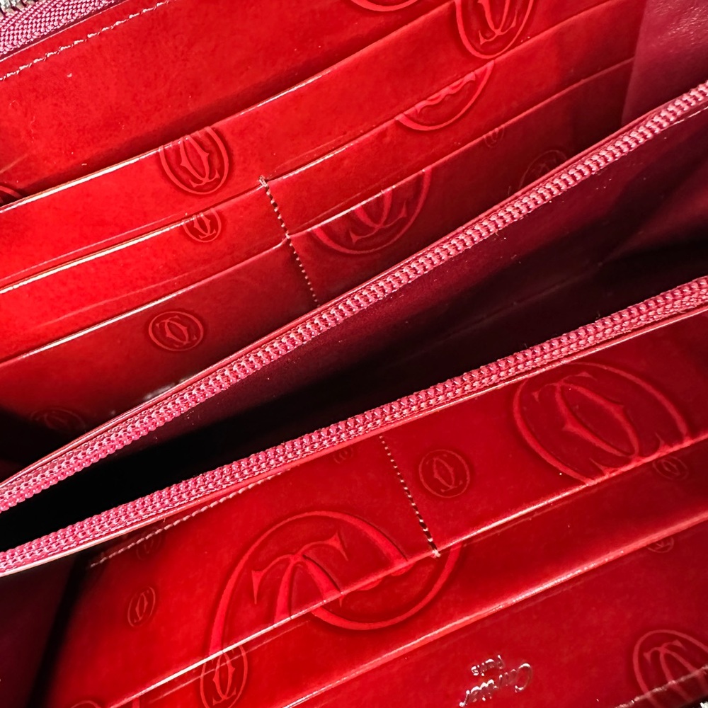 Cartier long zippy wallet patent leather - Picture 14 of 14